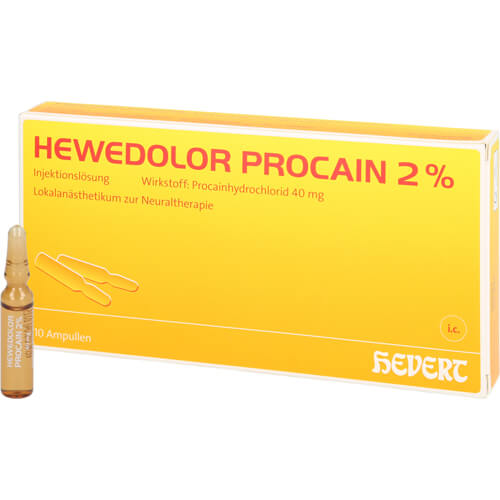 HEWEDOLOR Procain 2% Injektionslösung in Ampullen