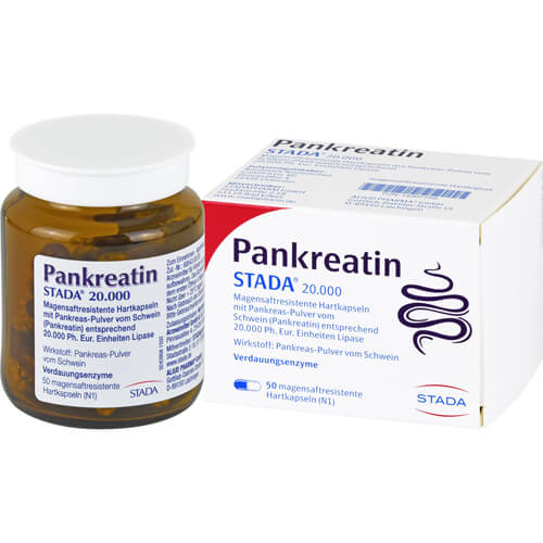PANKREATIN STADA 20.000 magensaftres.Hartkapseln