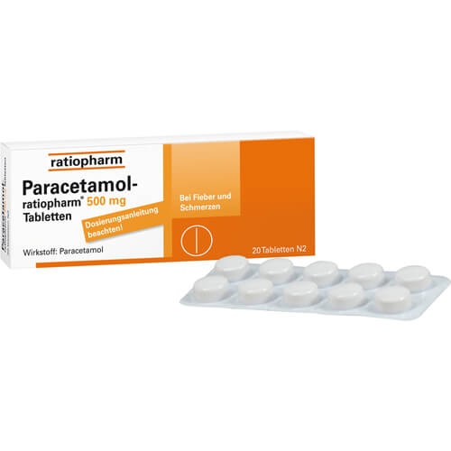 PARACETAMOL-ratiopharm 500 mg Tabletten