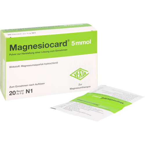 MAGNESIOCARD 5 mmol Plv.z.Her.e.Lsg.z.Einnehmen