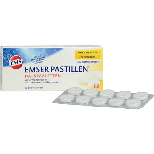 EMSER Pastillen ohne Menthol zuckerfrei