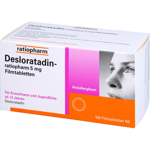 DESLORATADIN-ratiopharm 5 mg Filmtabletten