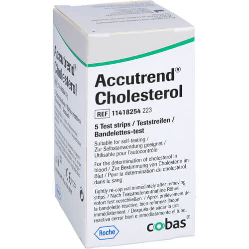 ACCUTREND Cholesterol Teststreifen