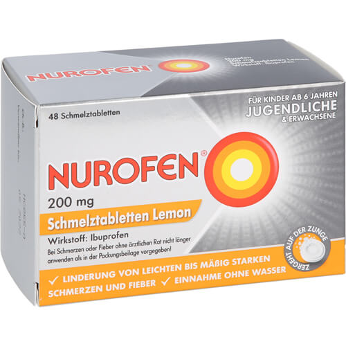 NUROFEN 200 mg Schmelztabletten Lemon