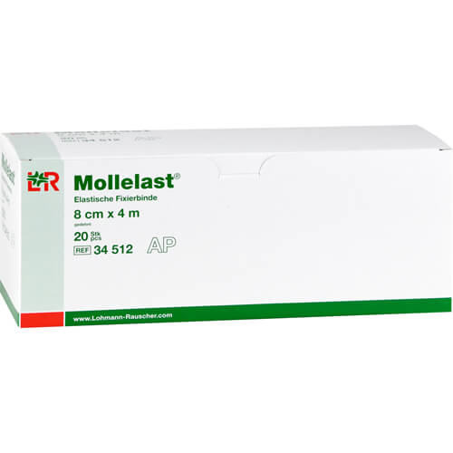 MOLLELAST Binden 8 cmx4 m weiß