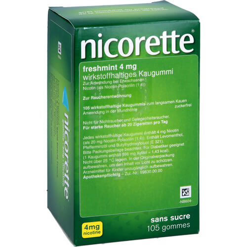 NICORETTE 4 mg freshmint Kaugummi