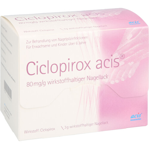 CICLOPIROX acis 80 mg/g wirkstoffhalt.Nagellack