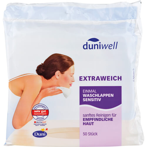DUNIWELL Einmal Waschlappen sensitiv