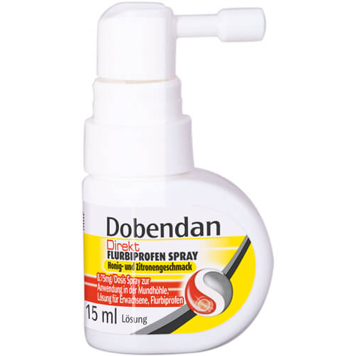 DOBENDAN Direkt Flurbiprofen Spray Honig & Zitrone