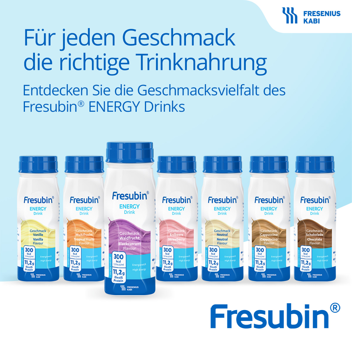 FRESUBIN ENERGY DRINK Mischkarton Trinkflasche Trinknahrung