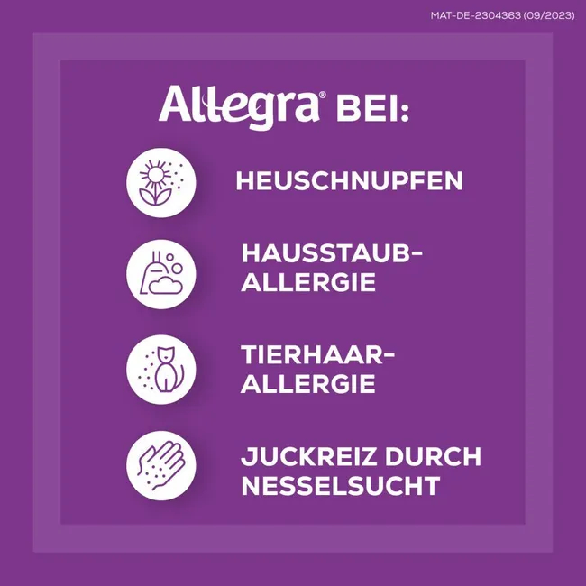 ALLEGRA Allergietabletten 20 mg Tabletten