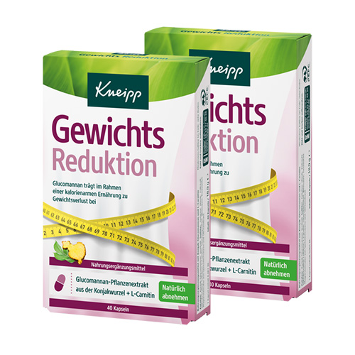 KNEIPP Gewichtsreduktion Kapseln Doppelpackung (2x40St)