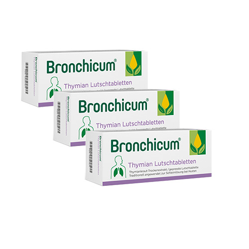 BRONCHICUM Thymian Lutschtabletten (3x 50St)