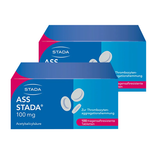 ASS STADA 100 mg magensaftresistente Tabletten (2x100 St)