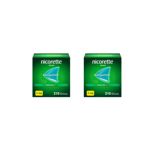 NICORETTE Kaugummi 4 mg freshmint (2x210 St)