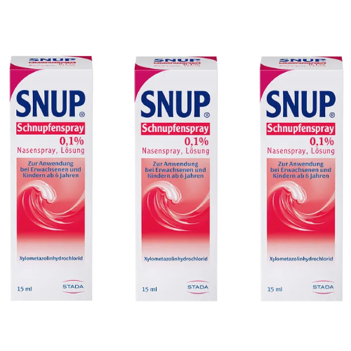 SNUP Schnupfenspray 0,1% Nasenspray (3x 15ml)