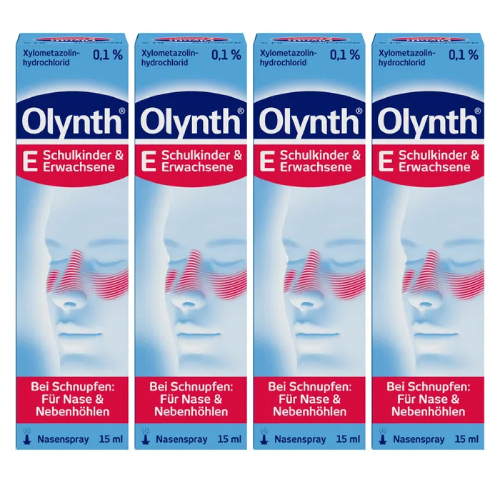 OLYNTH 0,1% für Erwachsene Nasendosierspray (4x15 ml)
