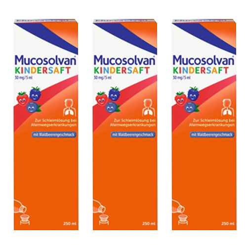MUCOSOLVAN Kindersaft 30 mg/5 ml (3x250 ml)