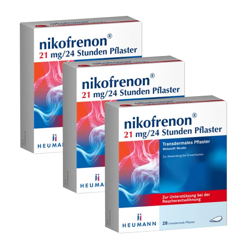 NIKOFRENON 21 mg/24 Stunden Pflaster transdermal (3x28 St)