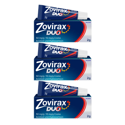 ZOVIRAX Duo 50 mg/g / 10 mg/g Creme (3x2g)