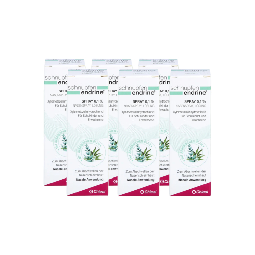SCHNUPFEN ENDRINE 0,1% Nasenspray (6x10ml)