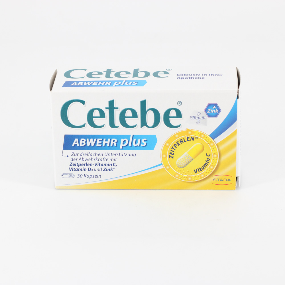 CETEBE ABWEHR plus Vitamin C+Vitamin D3+Zink Kaps.