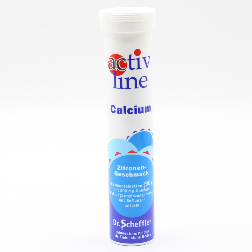 ACTIVLINE Calcium Zitrone Brausetabletten