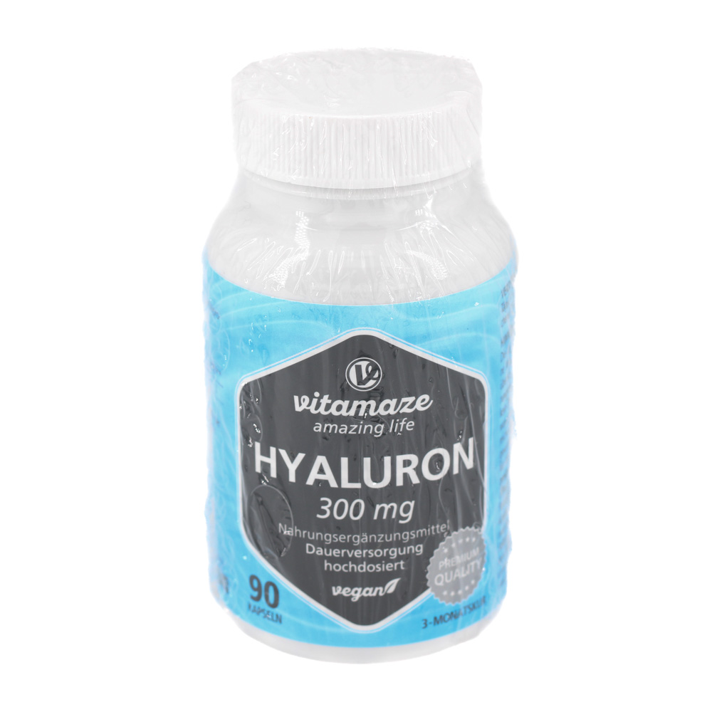 HYALURONSÄURE 300 mg hochdosiert vegan Kapseln