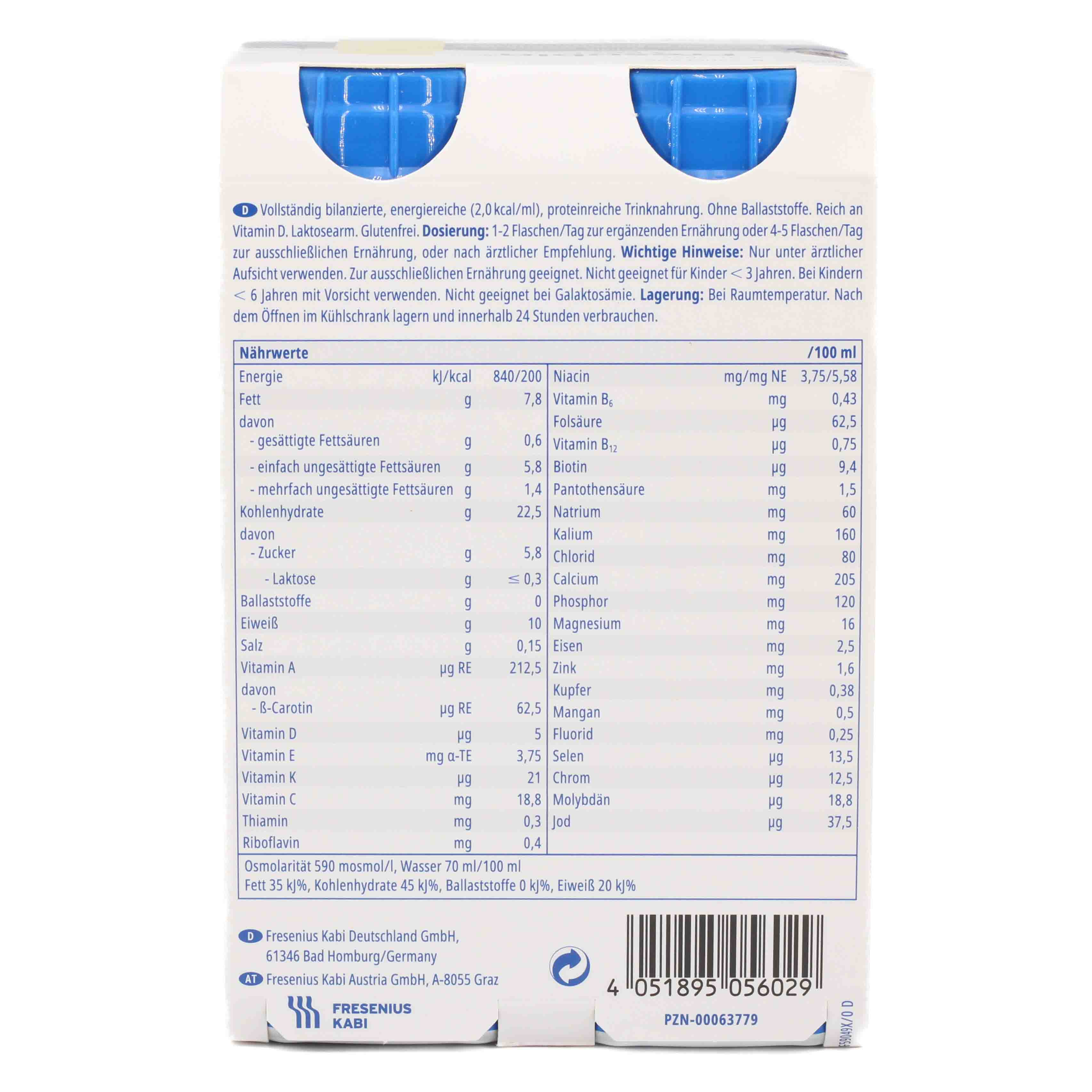 FRESUBIN 2 kcal DRINK Vanille Trinkflasche