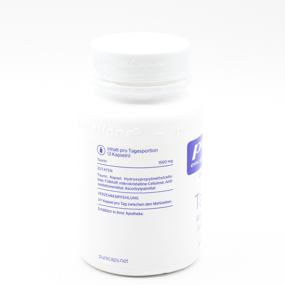 PURE ENCAPSULATIONS Taurin Kapseln