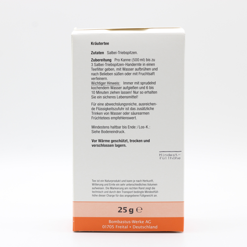SALBEI TRIEBSPITZEN Tee Handernte