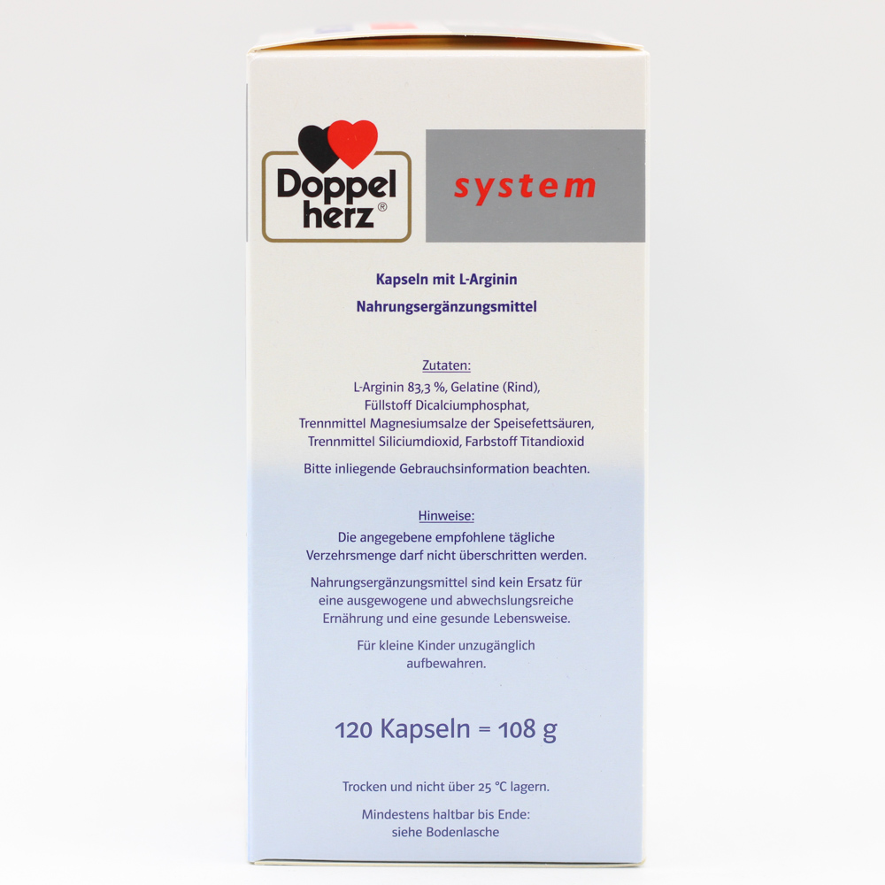 DOPPELHERZ L-Arginin Vital 3.000 system Kapseln