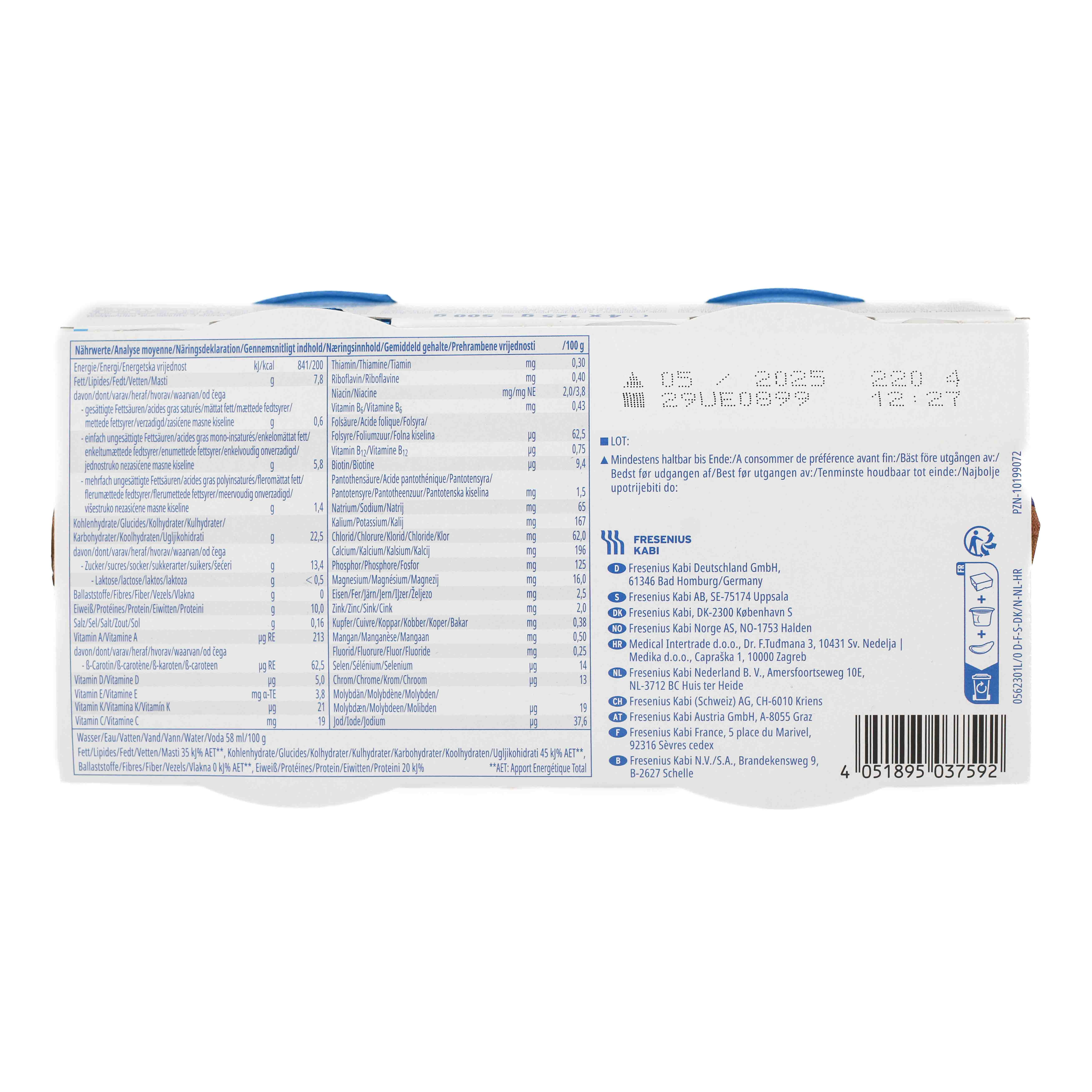 FRESUBIN 2 kcal Creme Cappuccino im Becher Set (2x4St)