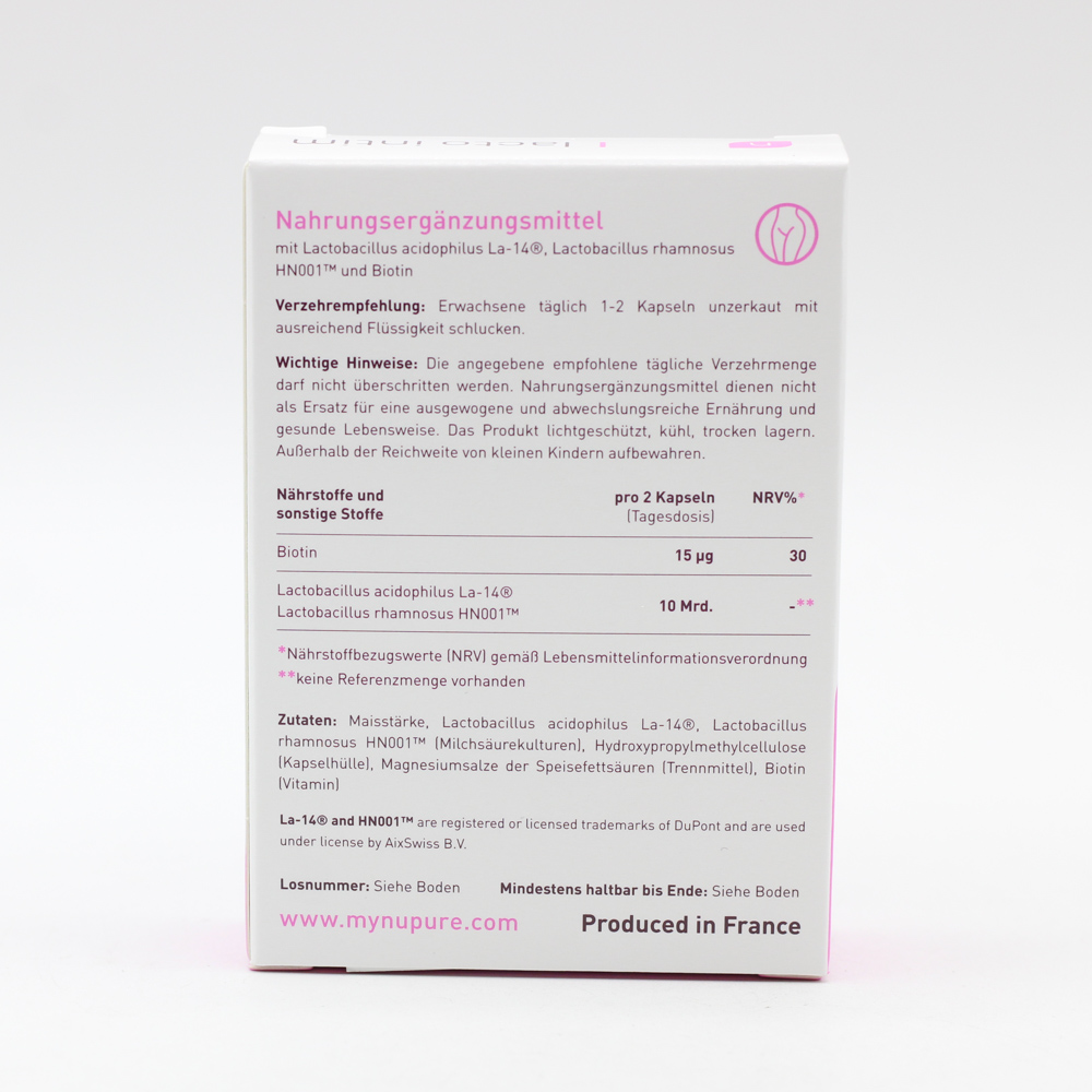 LACTO INTIM oral Probiotikum bei bakt.Vaginose