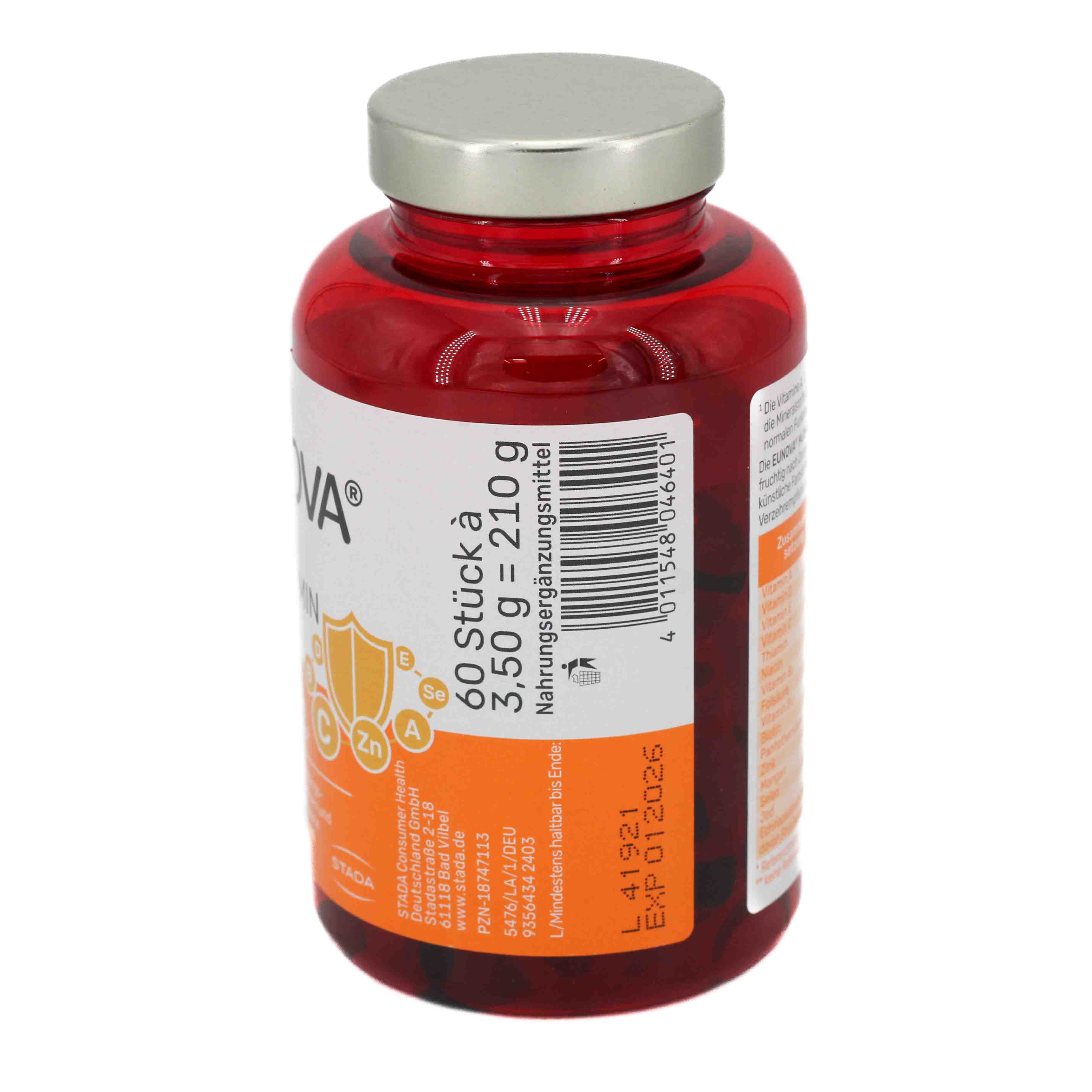 EUNOVA Multivitamin Gummies Doppelpackung (2x60St)