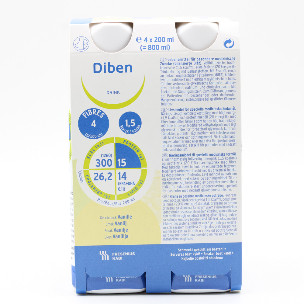DIBEN DRINK Vanille 1.5 kcal/ml Trinkflasche Trinknahrung