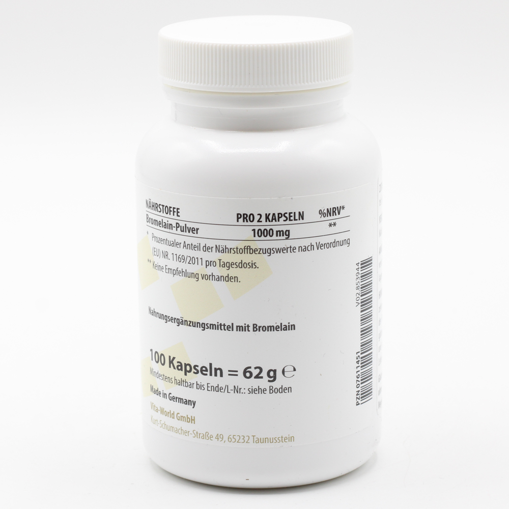 BROMELAIN 500 mg Kapseln