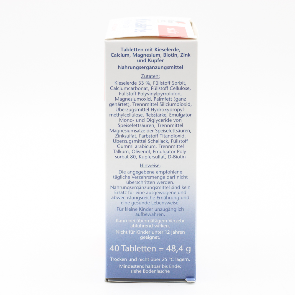 DOPPELHERZ Kieselerde+Biotin+Zink Tabletten