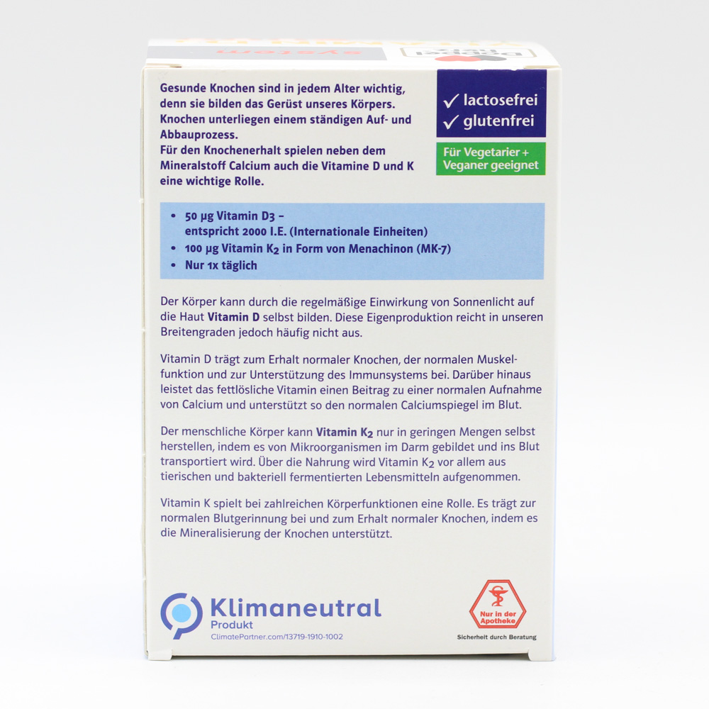 DOPPELHERZ Vitamin D3 2000+K2 system Tabletten