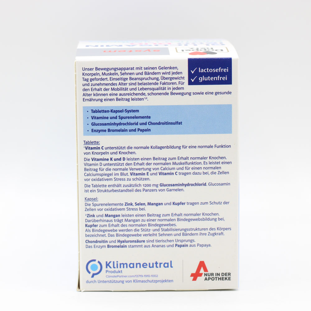 DOPPELHERZ Glucosamin 1200 Duo system Kombipackung