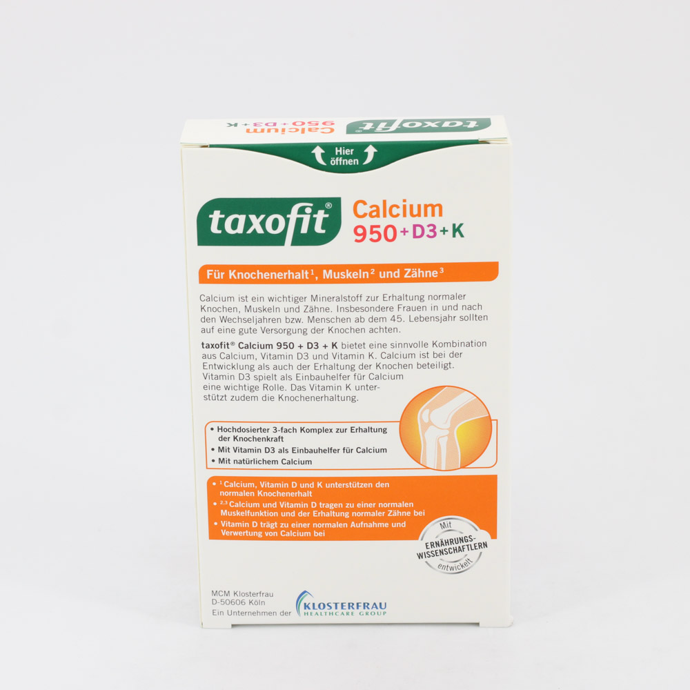 TAXOFIT Calcium 950+D3+K Tabletten
