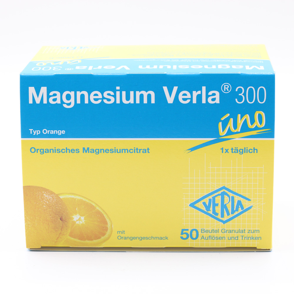 MAGNESIUM VERLA 300 Orange Granulat Doppelpackung (2x 50St)