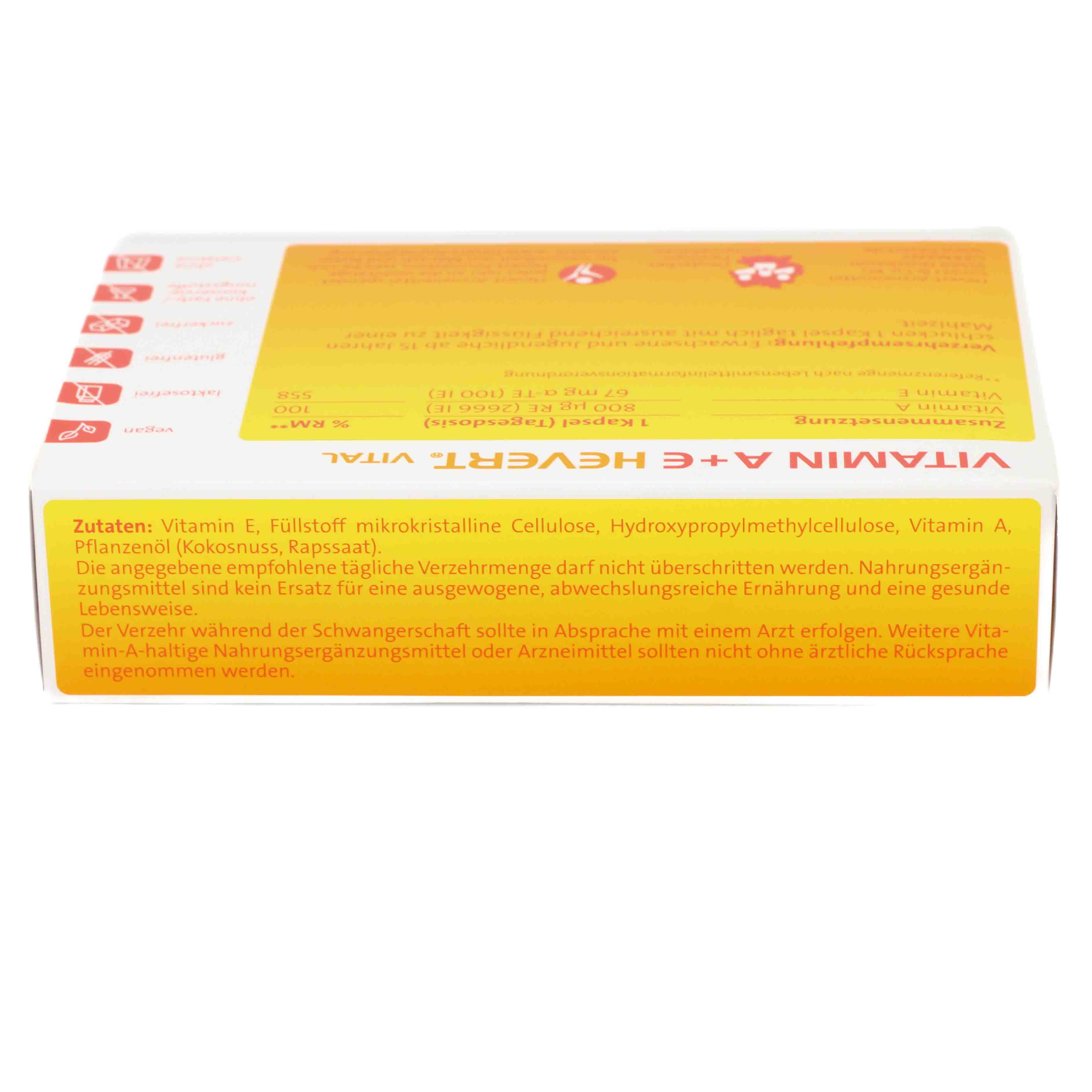 VITAMIN A+E Hevert Vital Kapseln