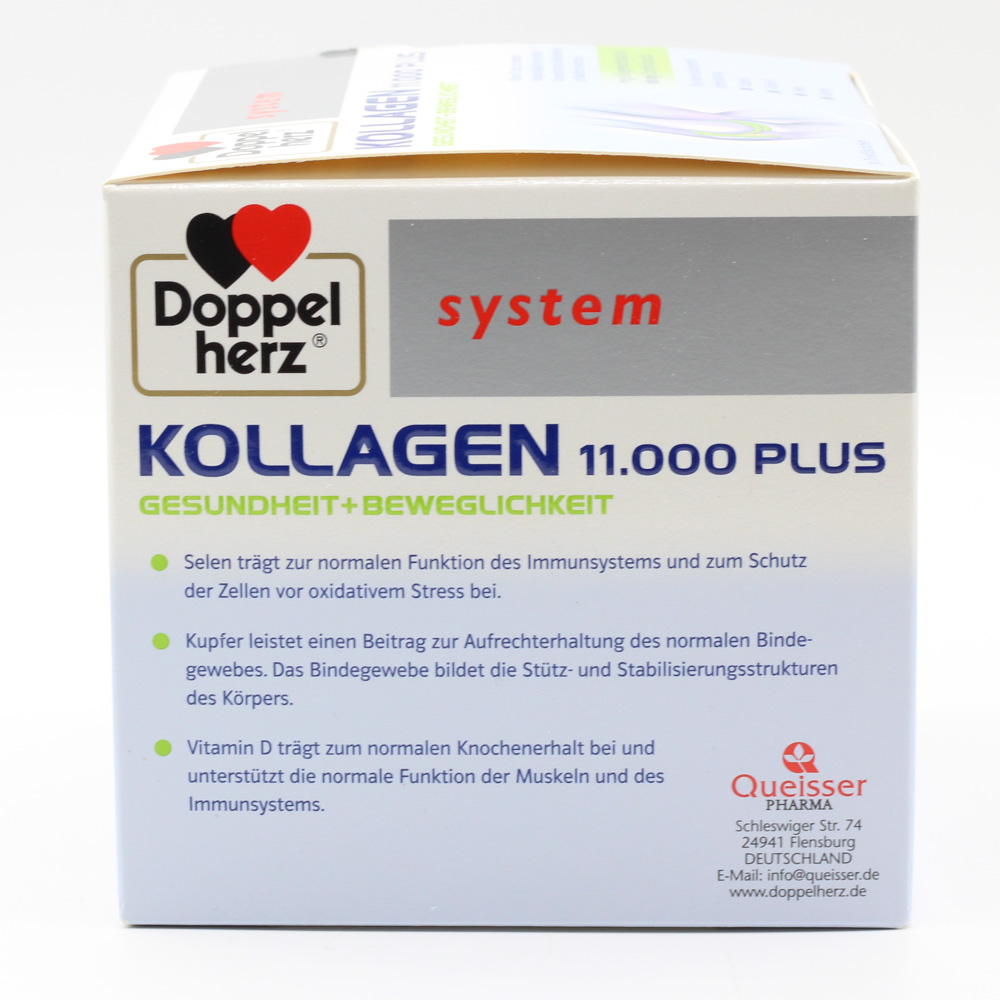 DOPPELHERZ Kollagen 11.000 Plus system Ampullen