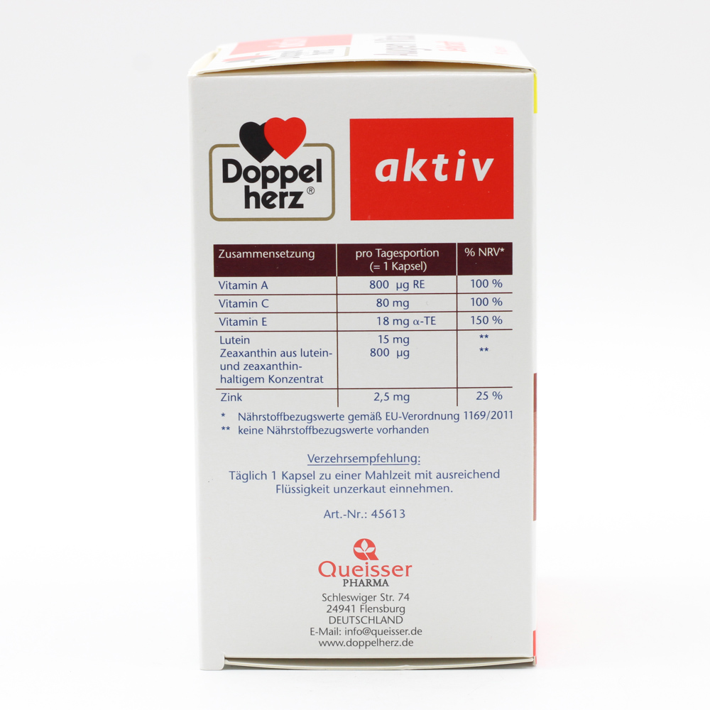 DOPPELHERZ Augen Vital Sehkraft aktiv Kapseln