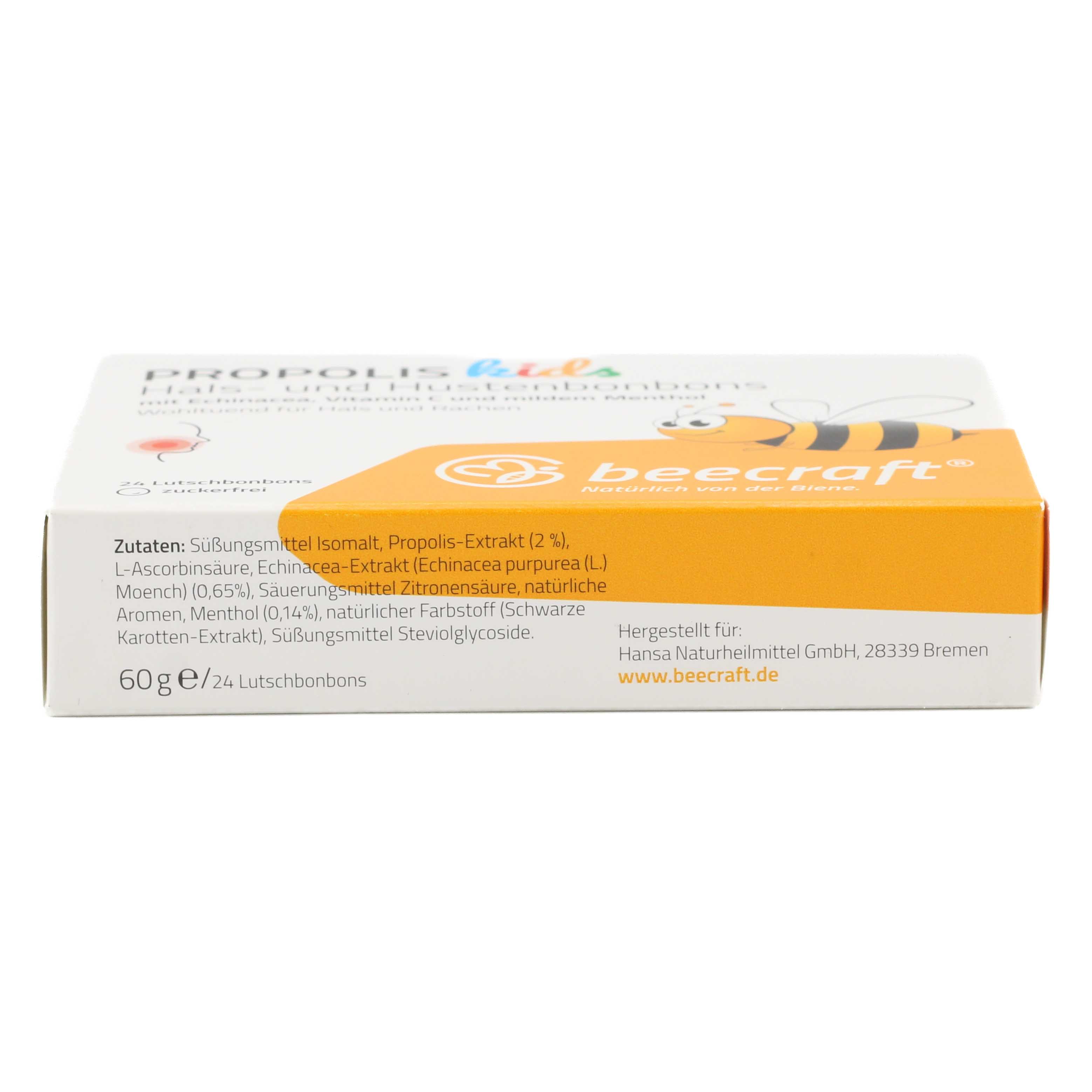 BEECRAFT KIDS Propolis Hals- und Hustenbonbons