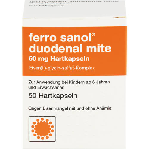 FERRO SANOL duodenal mite 50 mg magensaftr.Hartk.