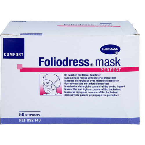 FOLIODRESS mask Comfort perfect OP-Maske grün