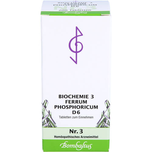 BIOCHEMIE 3 Ferrum phosphoricum D 6 Tabletten