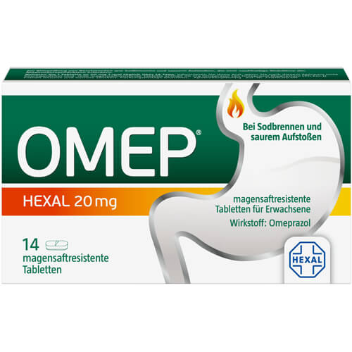 OMEP HEXAL 20 mg magensaftresistente Tabletten